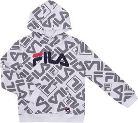 img 4 attached to 👕 Fila Heritage Brushed Sweatshirt Heather: Premium Boys' Clothing for Style and Comfort