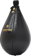 💨 enhance your speed and precision with the meister speedkills leather speed bag featuring a lightweight latex bladder logo