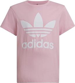 img 4 attached to 👕 Stylish adidas Originals Unisex-Child Trefoil Tee: Comfortable and Trendy