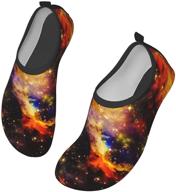 👟 codymon water sports shoes: barefoot, quick-dry aqua yoga socks for men and women - slip-on, starry sky-2 design logo