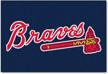 fanmats atlanta braves nylon starter logo