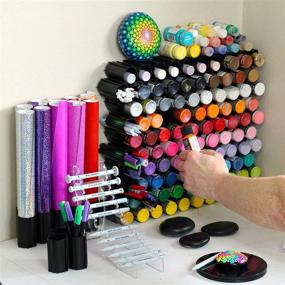 img 2 attached to Craft Paint Storage Organizer Dotting Organization, Storage & Transport for Storage Boxes & Organizers