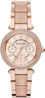 michael kors womens two tone mk6110 logo