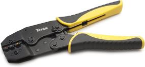 img 4 attached to 🔧 Titan 11477 Ratcheting Wire Terminal Crimper Tool - Fixed Jaw Crimper for Insulated Terminals