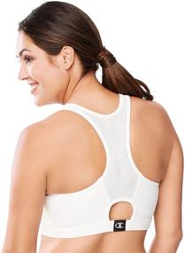 img 2 attached to 🏋️ Ultimate Support and Comfort: Champion Women's Plus-Size Vented Compression Sports Bra, White, 4X Large