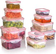 🥡 12-pack sealco food storage containers with lids - bpa-free, stackable, microwave, dishwasher, freezer safe - airtight, reusable plastic containers логотип