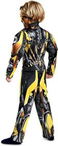 img 1 attached to 🐝 Bumblebee Classic Muscle Costume - Perfect Disguise for Halloween and Cosplay