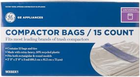 img 1 attached to 🗑️ GE WX60X1 Authentic Universal Trash Compactor Bags Designed for GE Trash Compactors