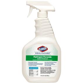 img 4 attached to 🧼 Powerful Clorox Healthcare Hydrogen Peroxide Cleaner Disinfectant Spray – 32 oz (30828)