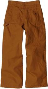 img 2 attached to 👖 Boys' Clothing: Carhartt Washed Flannel Lined Dungaree - Enhanced SEO