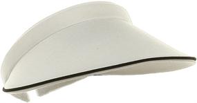 img 1 attached to 👒 Stylish Women's Piping Clip On Visor: Shielding Sunlight with Class
