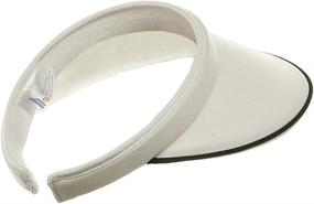 img 2 attached to 👒 Stylish Women's Piping Clip On Visor: Shielding Sunlight with Class