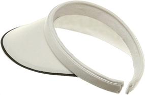 img 3 attached to 👒 Stylish Women's Piping Clip On Visor: Shielding Sunlight with Class