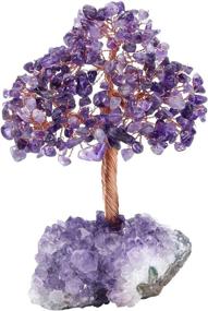 img 4 attached to MANIFO Amethyst Crystals Ornaments Decoration