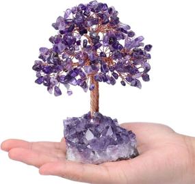 img 2 attached to MANIFO Amethyst Crystals Ornaments Decoration