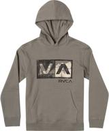 👕 rvca boys' graphic fleece hoodie with pullover design logo