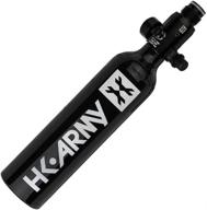 🔫 hk army black aluminum 13/3000 compressed air hpa paintball tank logo