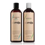 🧴 damila salt-free shampoo & conditioner for keratin and color treated hair - professional value pack for damaged, frizzy, curly, dry & thin hair - sulfate-free shampoo sin sal - 16.9 fl oz logo