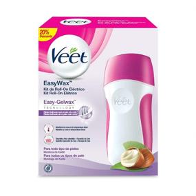 img 4 attached to 🧖 Effortlessly Smooth: Veet Easy Wax Roll-On Electric Kit Unleashes Silkiness