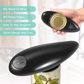 img 3 attached to Smooth Edge Electric Can Opener - Automatic, Handheld for Seniors, Arthritis and Chefs - Perfect Kitchen Tool for Can Sizes