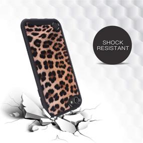 img 1 attached to GOLINK Shockproof Hybrid Full Body Protective Case With HD Screen Protector Compatible With IPod Touch 5Th IPod Touch 6 IPod Touch 7-Leopard