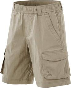 img 4 attached to 👧 CQR Kids Youth Pull On Cargo Shorts - Outdoor Camping Hiking Shorts with Pockets | Lightweight Elastic Waist Athletic Short