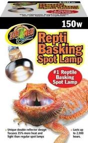 img 1 attached to Zoo Med Repti Basking Replacement Reptiles & Amphibians in Terrarium Heat Lamps & Mats