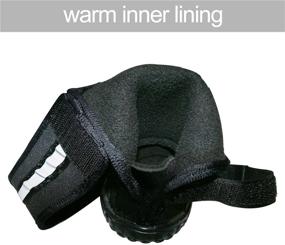 img 1 attached to 🐾 Hellopet Dog Boots: Waterproof Shoes for Medium Large Dogs with Nonslip Rubber Sole - All Season, Water Resistant