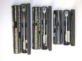 img 4 attached to 🔧 Pittsburgh Pro Reversible Click Type Torque Wrench Set: 1/4", 3/8", 1/2" Sizes