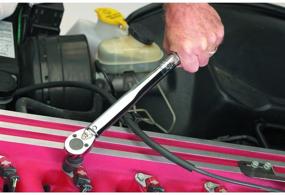 img 2 attached to 🔧 Pittsburgh Pro Reversible Click Type Torque Wrench Set: 1/4", 3/8", 1/2" Sizes