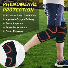 img 2 attached to Compression Sleeves，Knee Arthritis Meniscus Recovery Sports & Fitness