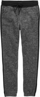 👖 heather french terry joggers: stylish boys' clothing and pants for toddlers logo