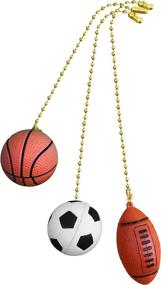 img 4 attached to Ultimate Sports Fan Pull Set: Basketball, Soccer Ball, Football - FA1000