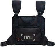 klykon reflective chest bag: ultimate fashion chest rig for night running, exercise, and hiking - men's/women's utility light pack logo