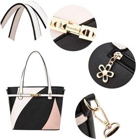 img 3 attached to 👜 Stylish Nevenka Leather Crossbody Shoulder Handbags & Wallets: Perfect for Women's Totes!
