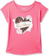 👧 adorable simplywht girls' graphic t-shirt from childrens place: a must-have for stylish kids logo