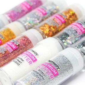 img 3 attached to 🎃 Hemway 54 Premium Glitter Tube Box - Versatile 0.34oz Powders for Halloween Makeup, Crafts & Decor