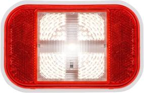 img 4 attached to GG Grand General 75952 Clear Rectangular Single LED Sealed Light (For Trucks