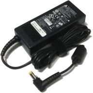 💡 ac adapter charger with power cord for acer aspire e15 es1 e1 e3 e5 v3 v5 v7 a114 a315 a515 f15 f5 m3 m5 adp-65jh db pa-1650-02 adp-65kb (replaces acer yellow tip charger) - 19v 3.42a 65w power supply logo