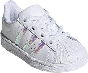 img 3 attached to 👟 Adidas Originals Superstar Athletic Shoes for Unisex Toddler Girls