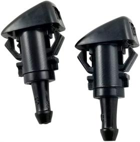 img 2 attached to Front Windshield Washer Nozzles for Jeep Patriot - Mean Mug Auto 1055-232314A (Set of 2) - Replaces OEM #: 5303834AB