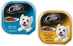 img 3 attached to 🐶 Cesar Classic Loaf in Sauce Wet Dog Food - 8 Flavor Variety Bundle: 3.5oz Each, Pack of 8 + Can Cover - 9 Items Total