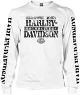 rugged & edgy: harley davidson distressed freedom fighter sleeve for unapologetic bikers logo
