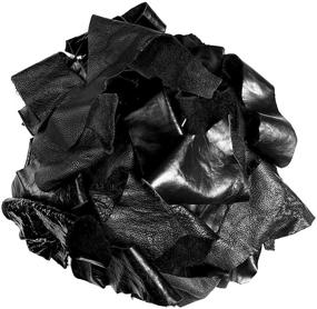 img 3 attached to 🔧 Versatile 2 lb Leather Scraps: Soft & Flexible Black Strips in Various Sizes – Perfect for All Crafts