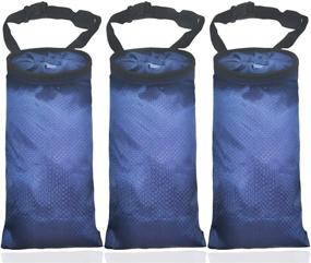 img 1 attached to TIHOOD 3PCS Car Trash Bags - Hanging Detachable Garbage Bag for Car - Trash Bag 🚗 Hanging Back Seat - Car Garbage Bag for Outdoor Travel and Home Use - Car Storage Bags