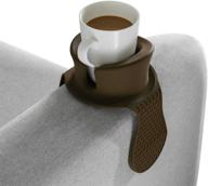 🪑 watruer sofa cup holder - the ultimate anti-spill couch coaster for your sofa or couch - brown logo