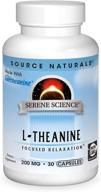 🧠 unlocking cognitive calm: source naturals science l-theanine capsules logo