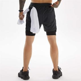 img 3 attached to OEBLD Athletic Shorts Workout Running