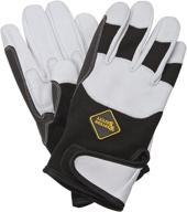 goatskin riding work gloves x large logo