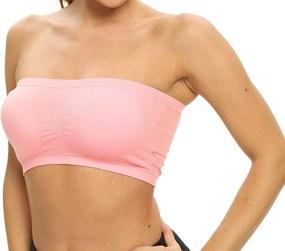 img 2 attached to Venbond 3 4Packs Seamless Strapless Brarette Women's Clothing in Lingerie, Sleep & Lounge